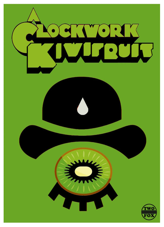 Clockwork Kiwifruit - Original A3 Digital Print on heavy 250 GSM Matt Card. Hand signed by the artist and numbered.