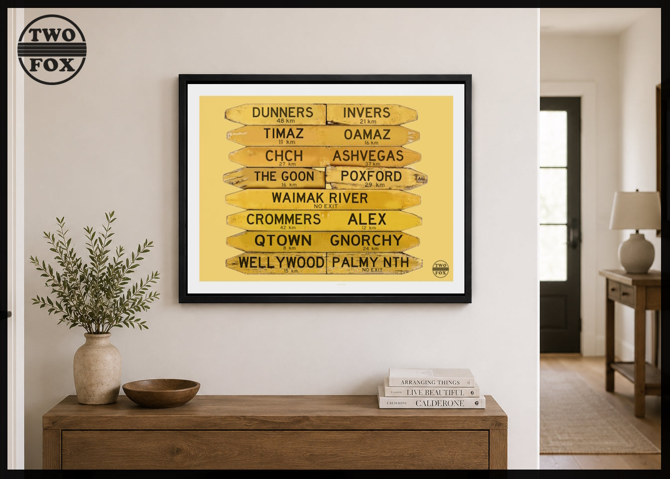 Kiwi Signs #1 - Original A3 High Quality Digital Print