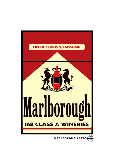 Marlborough Reds - Original A3 High Quality Digital Print