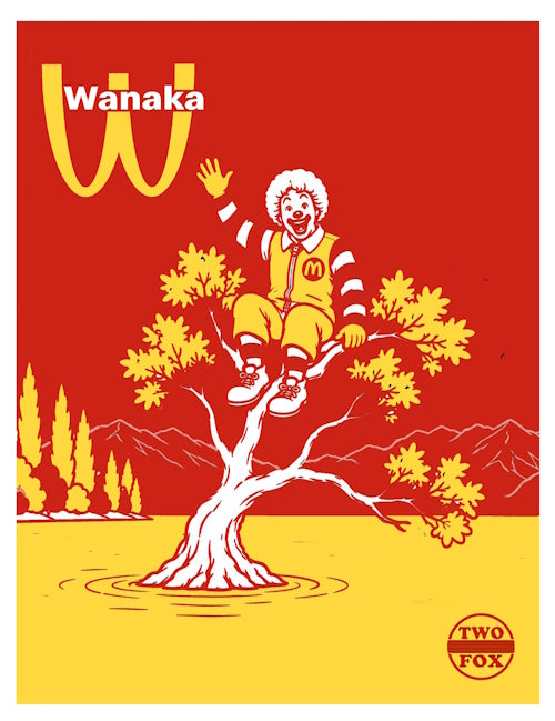 McWanaka Tree - Original A3 High Quality Digital Print