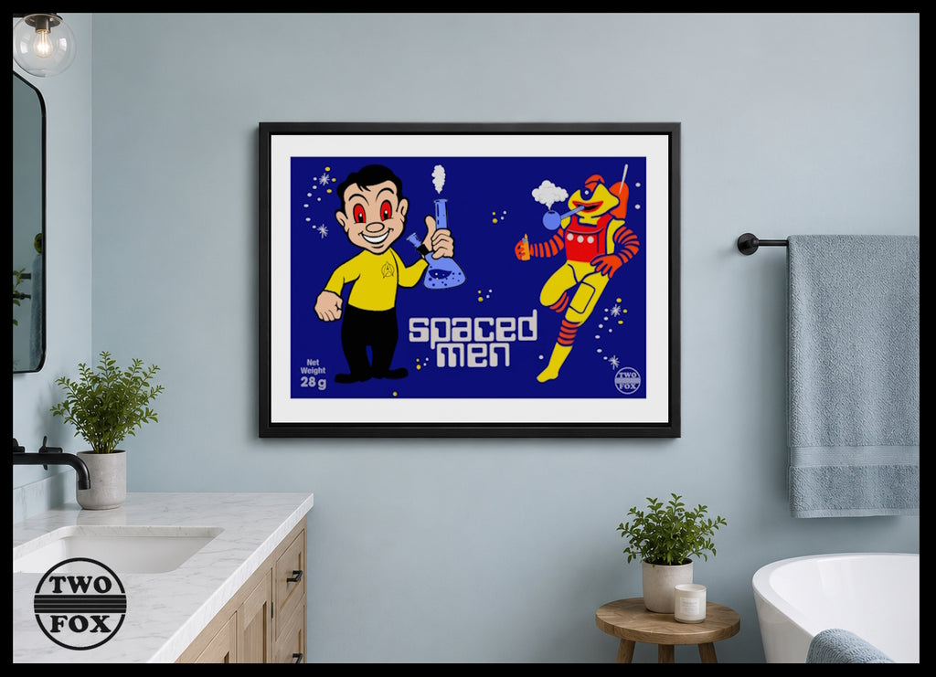 Space Men - Original A3 High Quality Digital Print.