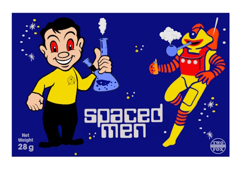 Space Men - Original A3 High Quality Digital Print.